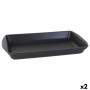 Plat à Gratin Inde Fonte Noir 50 x 30 x 6,5 cm (2 Unités): Plus de 300.000 produits de grandes marques en vente directe à prix u