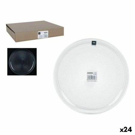 Assiette plate La Mediterránea Andra verre (24 Unités) (ø 27cm): Plus de 300.000 produits de grandes marques en vente directe à 
