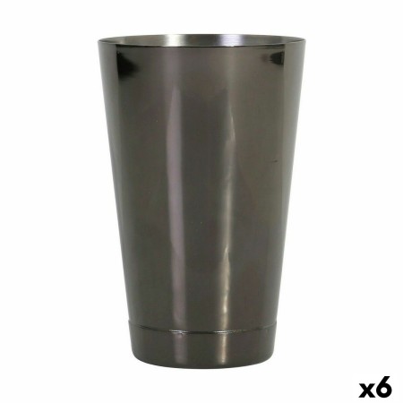 Verre pour mélanges Inde Acier inoxydable Noir Cocktail 50 cl (6 Unités): Plus de 300.000 produits de grandes marques en vente d