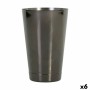 Verre pour mélanges Inde Acier inoxydable Noir Cocktail 50 cl (6 Unités): Plus de 300.000 produits de grandes marques en vente d