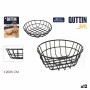 Corbeille à Pain Quttin Métal Ronde 20 x 5 cm 4 mm (12 Unités): Plus de 300.000 produits de grandes marques en vente directe à p