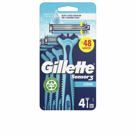 Rasoirs Jetables Gillette SENSOR 3 COOL (4 Unités): Plus de 300.000 produits de grandes marques en vente directe à prix usine su