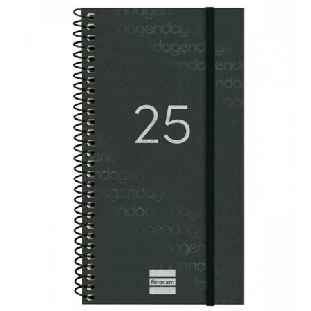 Agenda Finocam YEAR Noir Mini 9,4 x 17,1 cm 2025: Plus de 300.000 produits de grandes marques en vente directe à prix usine sur 