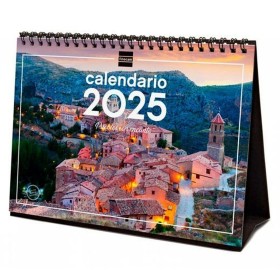 Calendrier de bureau Finocam PUEBLOS CON ENCANTO Multicouleur Papier 21 x 15 cm 2025: Plus de 300.000 produits de grandes marque