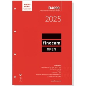Recharge pour agenda Finocam R4099 4000 A4 2025 21 x 29,7 cm: Plus de 300.000 produits de grandes marques en vente directe à pri