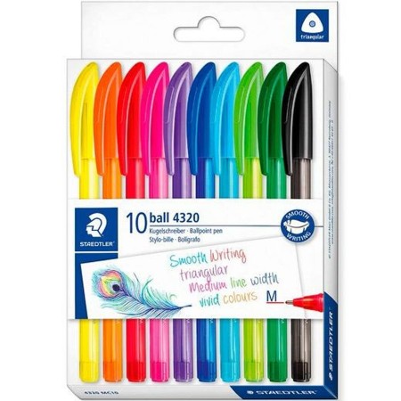 Ensemble de Stylos Staedtler 4320 M Multicouleur 1 mm 10 Pièces: Plus de 300.000 produits de grandes marques en vente directe à 