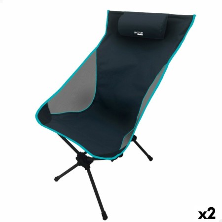 Chaise de camping pliante Aktive 61 x 99 x 55 cm (2 Unités): Plus de 300.000 produits de grandes marques en vente directe à prix