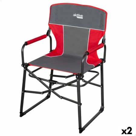 Chaise de camping pliante Aktive 54 x 92 x 49 cm (2 Unités): Plus de 300.000 produits de grandes marques en vente directe à prix