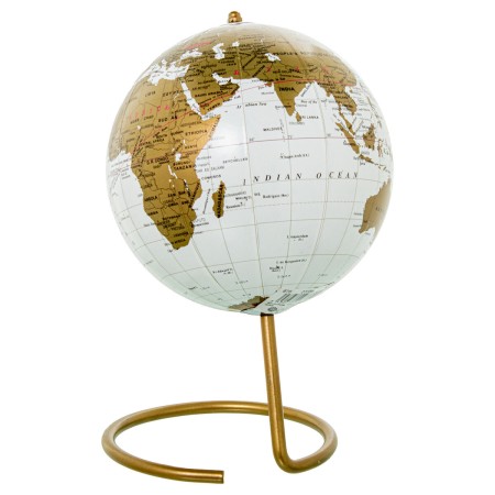 Globe terrestre Alexandra House Living Doré Métal 16 x 25 x 16 cm: Plus de 300.000 produits de grandes marques en vente directe 