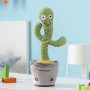 Cactus Dansant et Parlant Rechargeable avec Musique et LED Multicolore Cacxi InnovaGoods: Plus de 300.000 produits de grandes ma