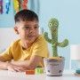 Cactus Dansant et Parlant Rechargeable avec Musique et LED Multicolore Cacxi InnovaGoods: Plus de 300.000 produits de grandes ma