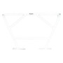 Barre d'armature Ultra Racing URRL4-203 HONDA JAZZ/FIT 01-08 Arrière Inférieur: Plus de 300.000 produits de grandes marques en v