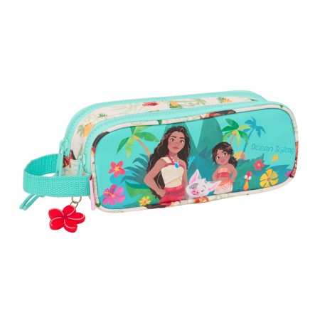 Trousse Fourre-Tout Double Vaiana Bleu Beige 21 x 8 x 6 cm: Plus de 300.000 produits de grandes marques en vente directe à prix 