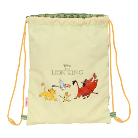 Sac à dos serré par des ficelles Mufasa Vert Beige 26 x 34 x 1 cm: Plus de 300.000 produits de grandes marques en vente directe 