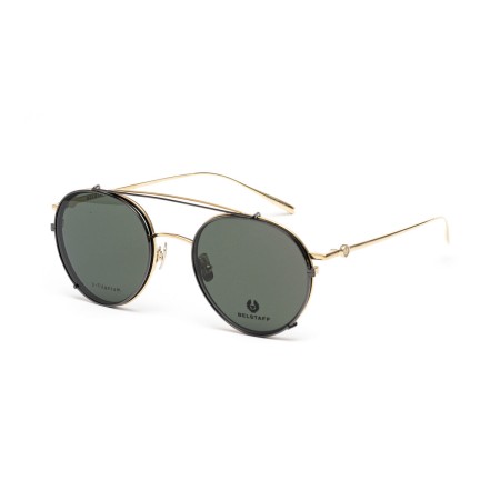 Monture de Lunettes + Lunettes de Soleil Belstaff JAGGED-CLIP-ON-DORADO Ø 53 mm Clip On: Plus de 300.000 produits de grandes mar