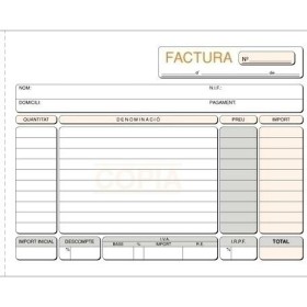 Livret de factures 1/4 (5 Unités): Plus de 300.000 produits de grandes marques en vente directe à prix usine sur cadeaufou.com. 