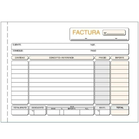 Livret de factures 21 x 15 cm (5 Unités): Plus de 300.000 produits de grandes marques en vente directe à prix usine sur cadeaufo