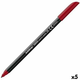 Feutres Edding 1200 Rouge foncé (5 Unités): Plus de 300.000 produits de grandes marques en vente directe à prix usine sur cadeau