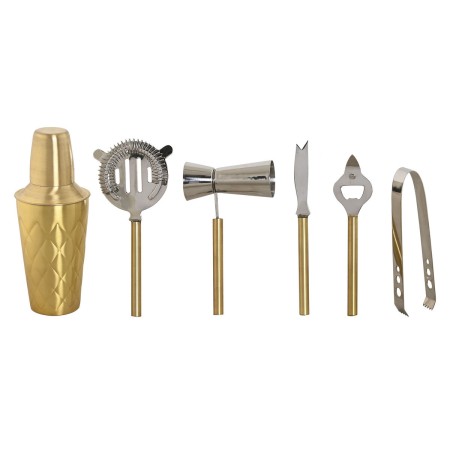 Coffret Cocktail Home ESPRIT Doré Acier inoxydable 22 x 22 x 21 cm: Plus de 300.000 produits de grandes marques en vente directe