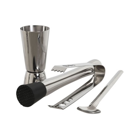 Coffret Cocktail Home ESPRIT Argenté Acier inoxydable 500 ml 8 x 8 x 21 cm: Plus de 300.000 produits de grandes marques en vente