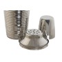 Shaker Home ESPRIT Doré Argenté Acier inoxydable 9,5 x 9,5 x 22 cm: Plus de 300.000 produits de grandes marques en vente directe