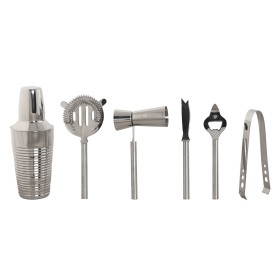 Coffret Cocktail Home ESPRIT Doré Argenté Acier inoxydable 22 x 22 x 21 cm: Plus de 300.000 produits de grandes marques en vente