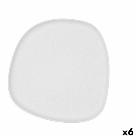 Assiette plate Bidasoa Fosil Blanc Céramique 26,3 x 25,5 x 2,4 cm (6 Unités): Plus de 300.000 produits de grandes marques en ven