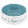 Mangeoire pour chiens Trixie Pet's Home Bleu Crème Ø 12 cm 300 ml: Plus de 300.000 produits de grandes marques en vente directe 