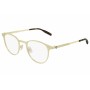 Monture de Lunettes Homme Montblanc MB0095O-002 Doré Ø 48 mm: Plus de 300.000 produits de grandes marques en vente directe à pri