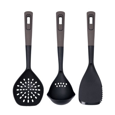 Ustensiles de cuisine Bidasoa Mia Gris Plastique (3 Pièces): Plus de 300.000 produits de grandes marques en vente directe à prix