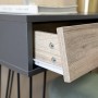 Table d'appoint Vinthera Moa Marron Gris 80 x 76 x 30 cm: Plus de 300.000 produits de grandes marques en vente directe à prix us