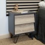 Table de Nuit Vinthera Moa Marron Gris 40 x 49,5 x 30 cm: Plus de 300.000 produits de grandes marques en vente directe à prix us