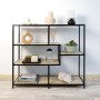 Table d'appoint Vinthera Moa Noir Beige 100 x 90 x 34 cm: Plus de 300.000 produits de grandes marques en vente directe à prix us