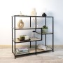 Table d'appoint Vinthera Moa Noir Beige 100 x 90 x 34 cm: Plus de 300.000 produits de grandes marques en vente directe à prix us