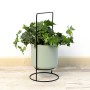 Pot de fleurs avec support Vinthera Moa Vert Métal 18 x 18 x 39 cm (6 Unités): Plus de 300.000 produits de grandes marques en ve