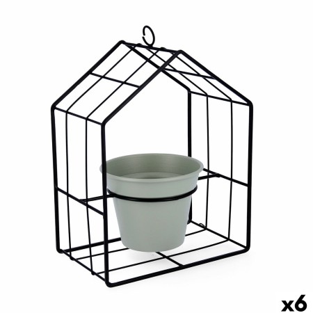 Pot de fleurs avec support Vinthera Moa Vert Métal 20 x 13 x 27 cm (6 Unités): Plus de 300.000 produits de grandes marques en ve