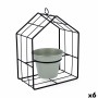 Pot de fleurs avec support Vinthera Moa Vert Métal 20 x 13 x 27 cm (6 Unités): Plus de 300.000 produits de grandes marques en ve
