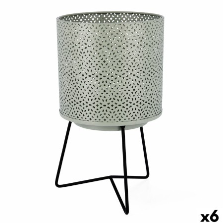 Pot de fleurs avec support Vinthera Moa Vert Métal 17 x 17 x 29,5 cm (6 Unités): Plus de 300.000 produits de grandes marques en 
