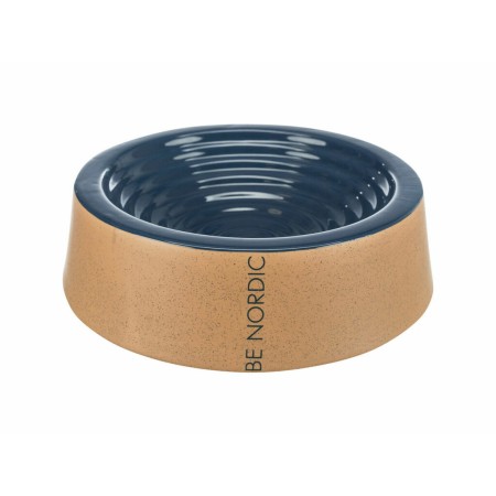 Mangeoire pour chiens Trixie BE NORDIC Beige Bleu foncé Ø 25 cm 800 ml: Plus de 300.000 produits de grandes marques en vente dir