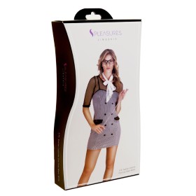 Costume Érotique S Pleasures Noir/Blanc Taille unique: Plus de 300.000 produits de grandes marques en vente directe à prix usine