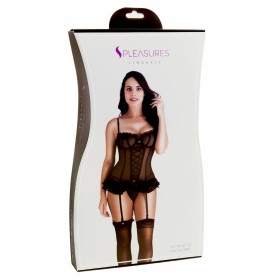 Corset S Pleasures Noir (Taille unique): Plus de 300.000 produits de grandes marques en vente directe à prix usine sur cadeaufou
