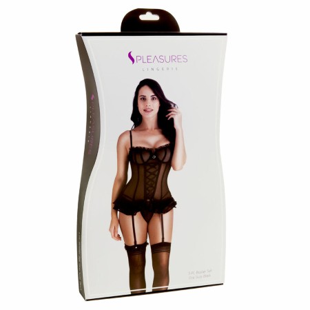 Corset S Pleasures Noir (Taille unique): Plus de 300.000 produits de grandes marques en vente directe à prix usine sur cadeaufou