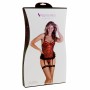 Corset S Pleasures Rouge/Noir (Taille unique): Plus de 300.000 produits de grandes marques en vente directe à prix usine sur cad