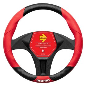 Housse pour volant MOMO MOMLSWC016BRS Noir/Rouge Ø 36 cm: Plus de 300.000 produits de grandes marques en vente directe à prix us