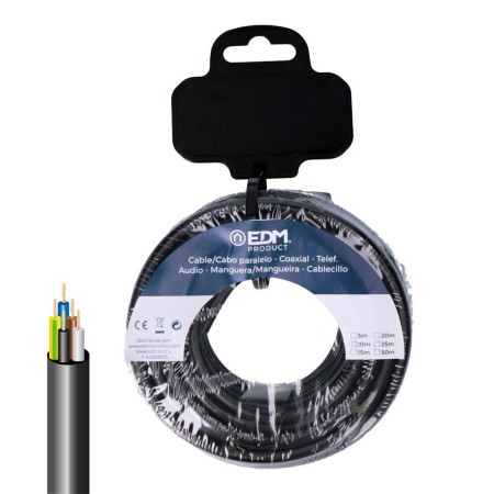 Tuyau pour câble électrique EDM 28379 vv-k06 Noir 5 m: Plus de 300.000 produits de grandes marques en vente directe à prix usine