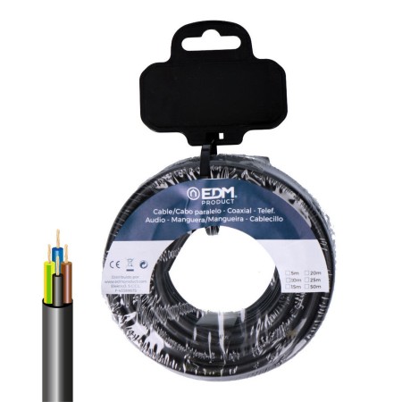 Tuyau pour câble électrique EDM 28362 vv-k06 Noir 20 m: Plus de 300.000 produits de grandes marques en vente directe à prix usin