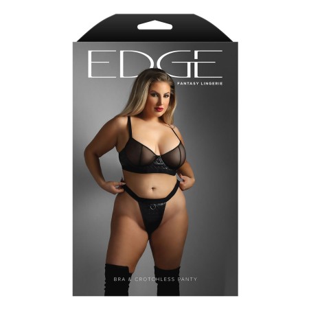Ensemble de Lingerie Fantasy Lingerie Noir (Queen size): Plus de 300.000 produits de grandes marques en vente directe à prix usi