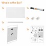 Tableau magnétique Nobo Impression Pro Blanc Verre 126 x 71 cm: Plus de 300.000 produits de grandes marques en vente directe à p