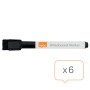 Marqueur pour tableau blanc Nobo Noir 6 Unités (6 Unités): Plus de 300.000 produits de grandes marques en vente directe à prix u