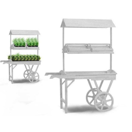Support à roulettes pour pots de fleurs Ibergarden WP15055-1 Bois d'épicéa 118 x 176,5 x 58 cm: Plus de 300.000 produits de gran